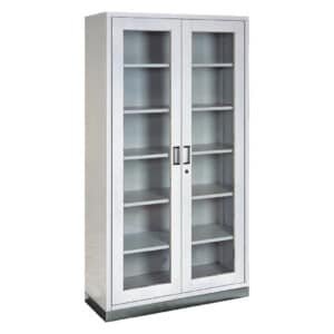 Armoire à 2 portes vitrées