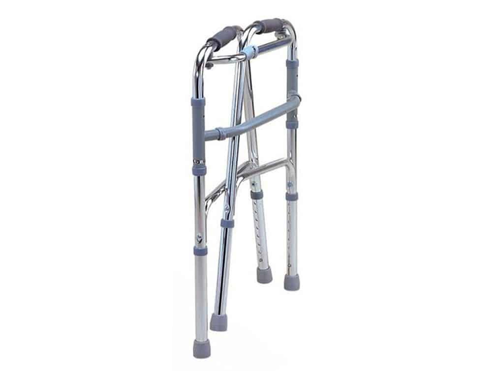 Cadre de marche articulé pliant