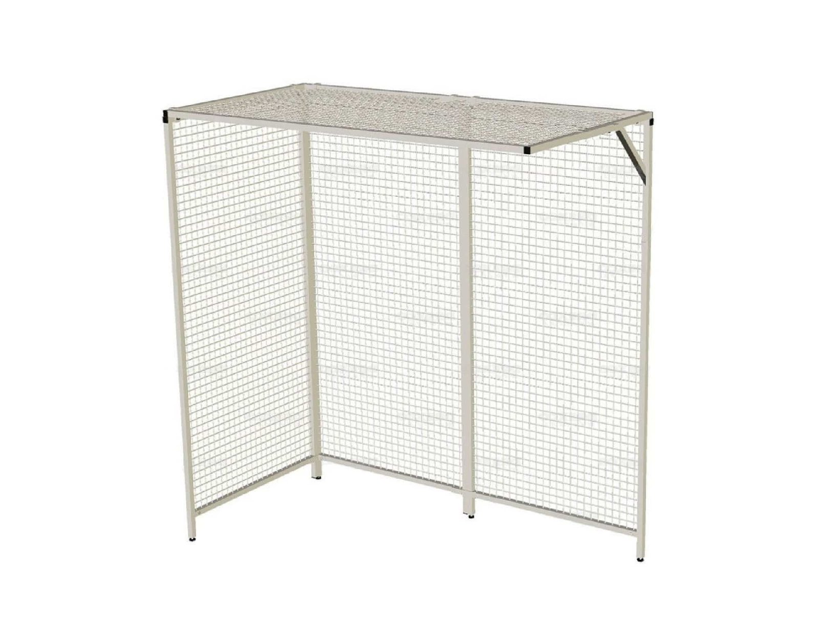 Cage de pouliethérapie à coin d’angle 4-panneaux