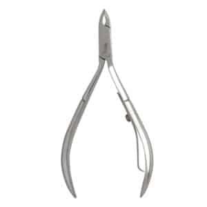 Pince à peaux "fermoir" 12cm inox