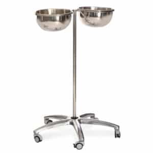 Porte-cupule double en inox