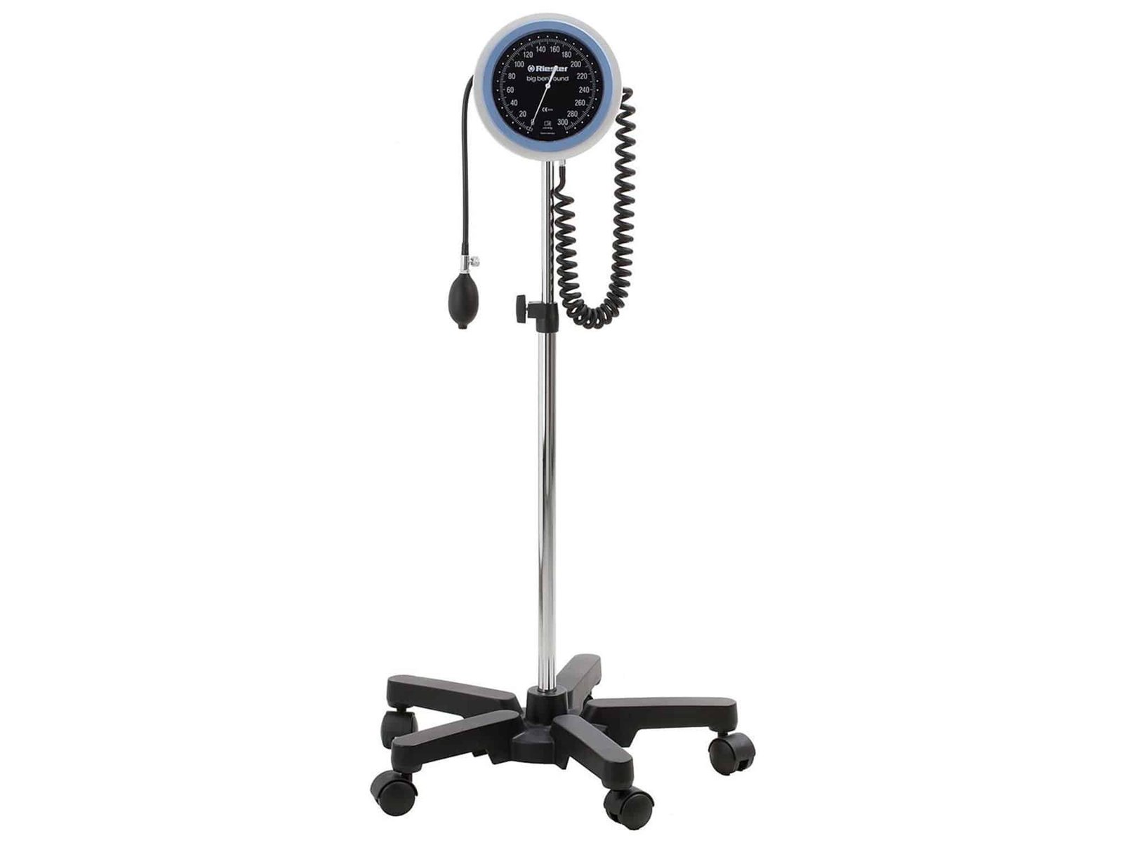 Tensiomètre-big-ben®-sur-pied-avec-brassard-velcro,-cadran-rond