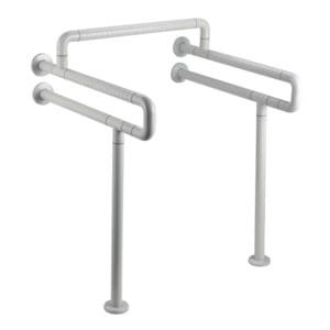 Double barres d’appui avec béquilles