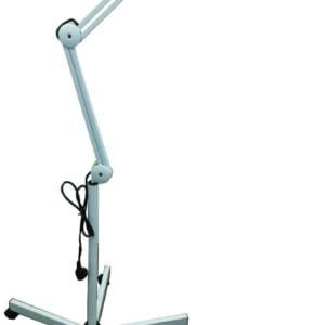 Lampe loupe LED médicale à roulettes