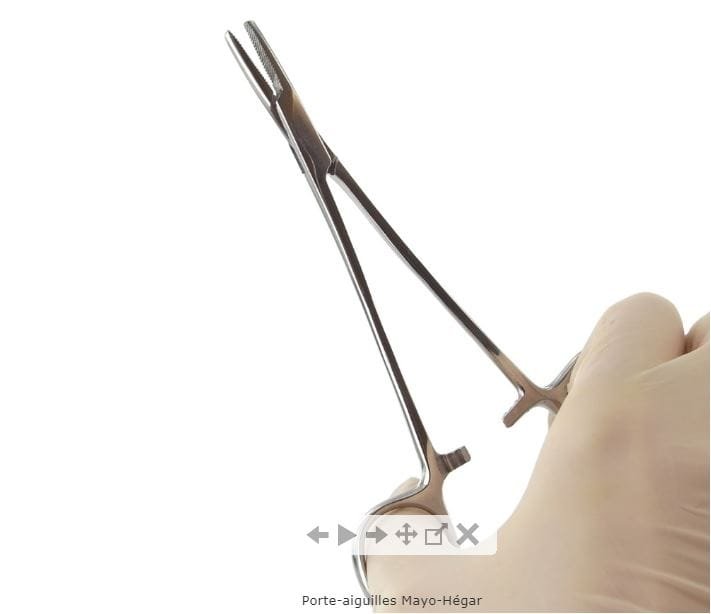 Porte aiguille de Hegar - 18 cm