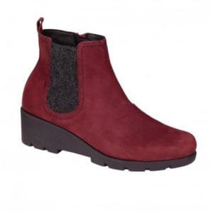 Bottine CAROL bordeaux