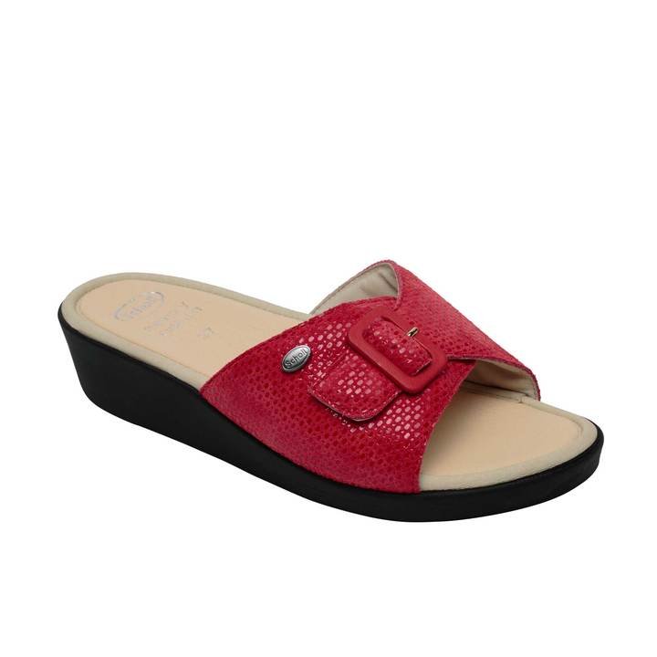 Sandale Scholl MANGO Rouge