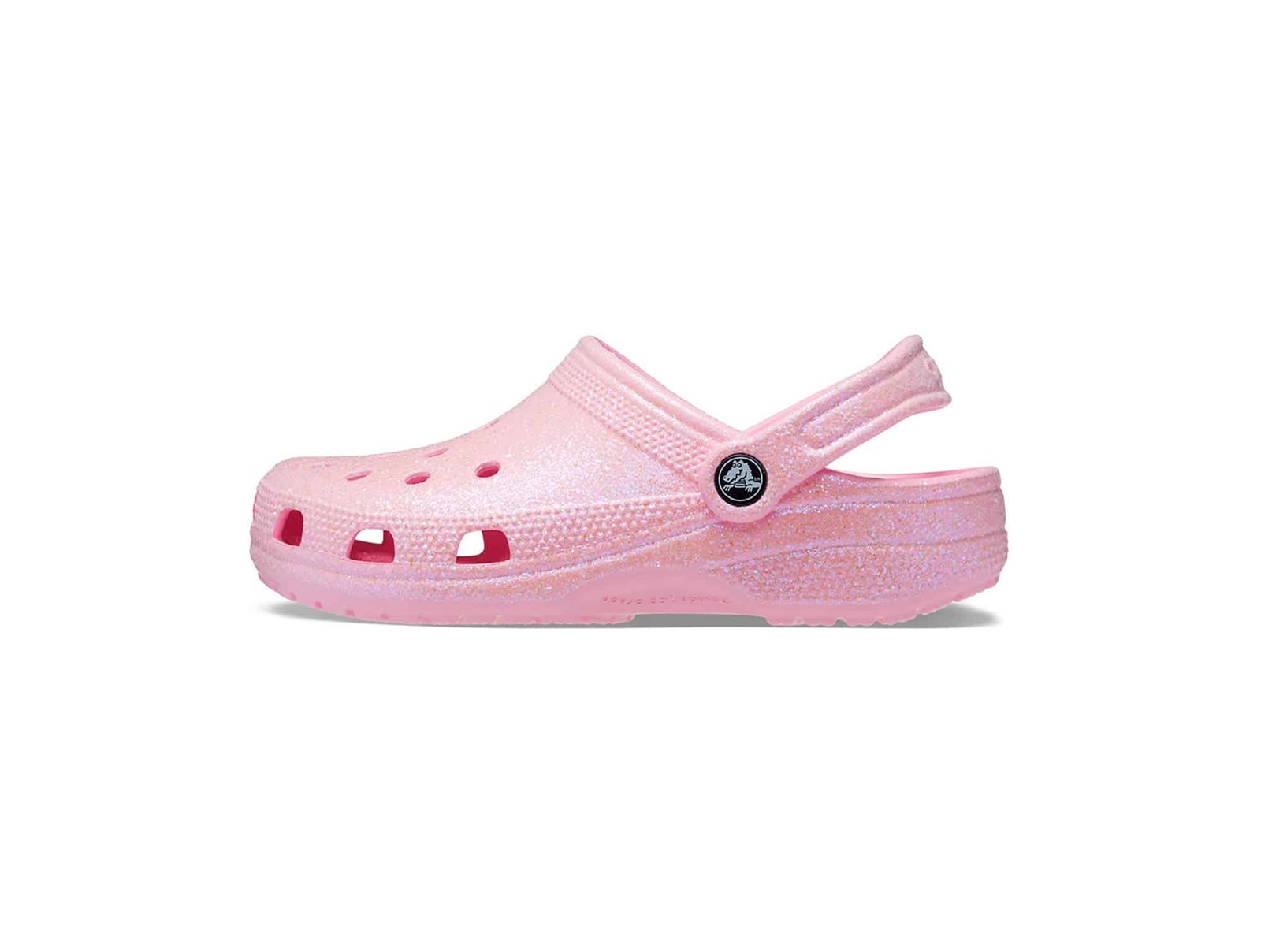 Sabot Crocs Classic Glitter Rose