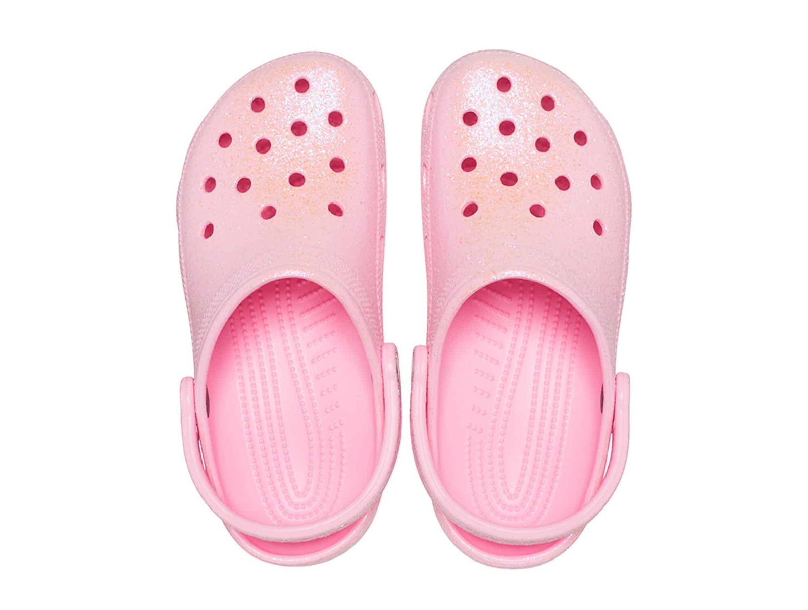 Sabot Crocs Classic Glitter Rose