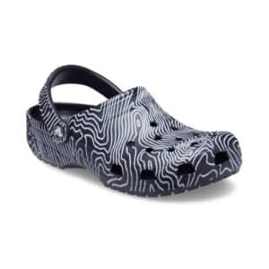 Sabot Crocs Topographic Bleu Multi