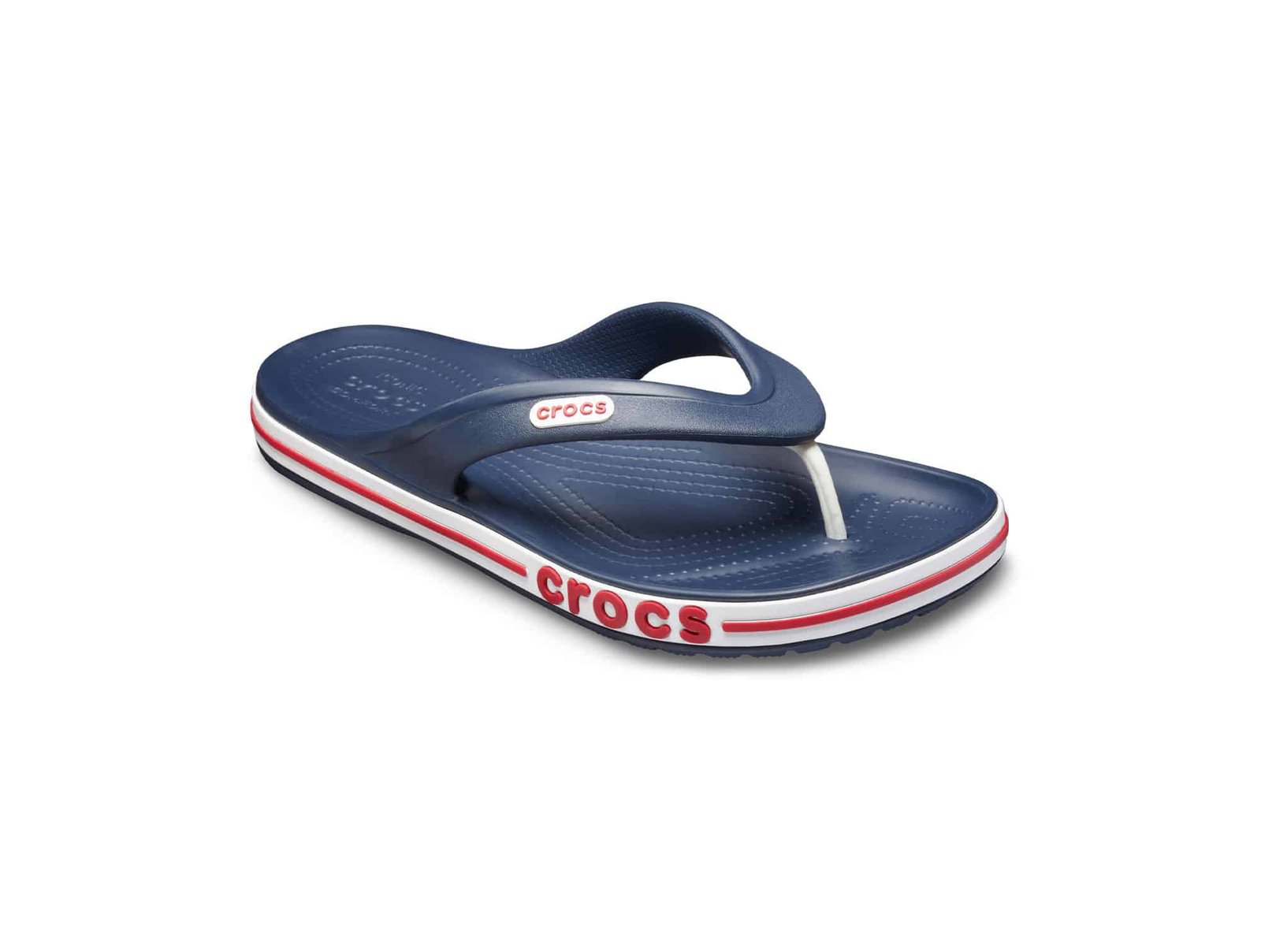Sandale Crocs Bayaband Flip Bleu/Rouge