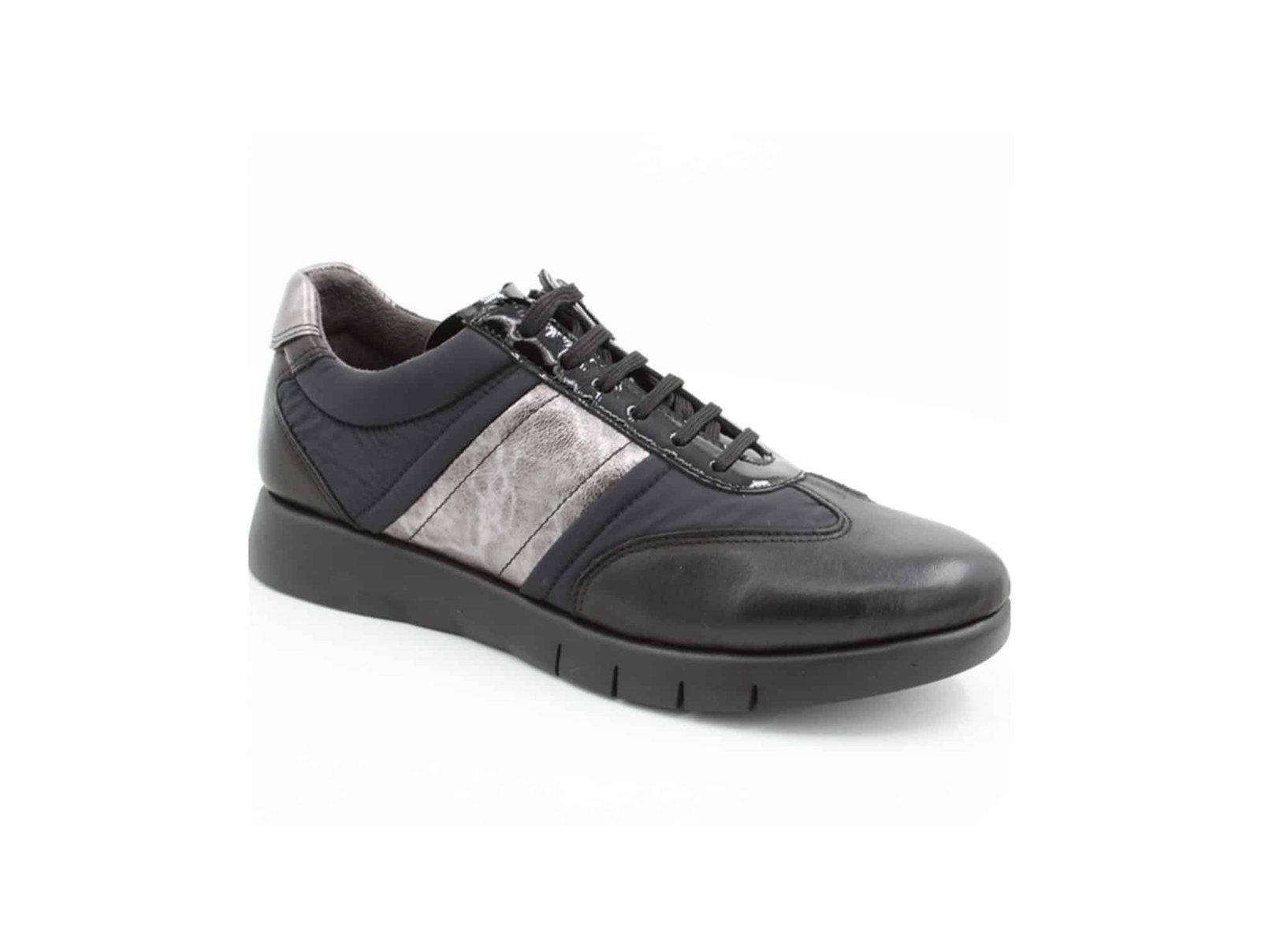 Chaussure-à-lacet-Mix-Volvo-Noir