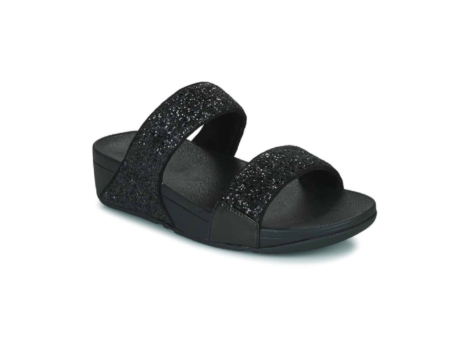 Sandale-Lulu-Glitter-Slides-noir