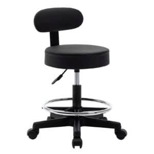 Tabouret avec dossier Noir