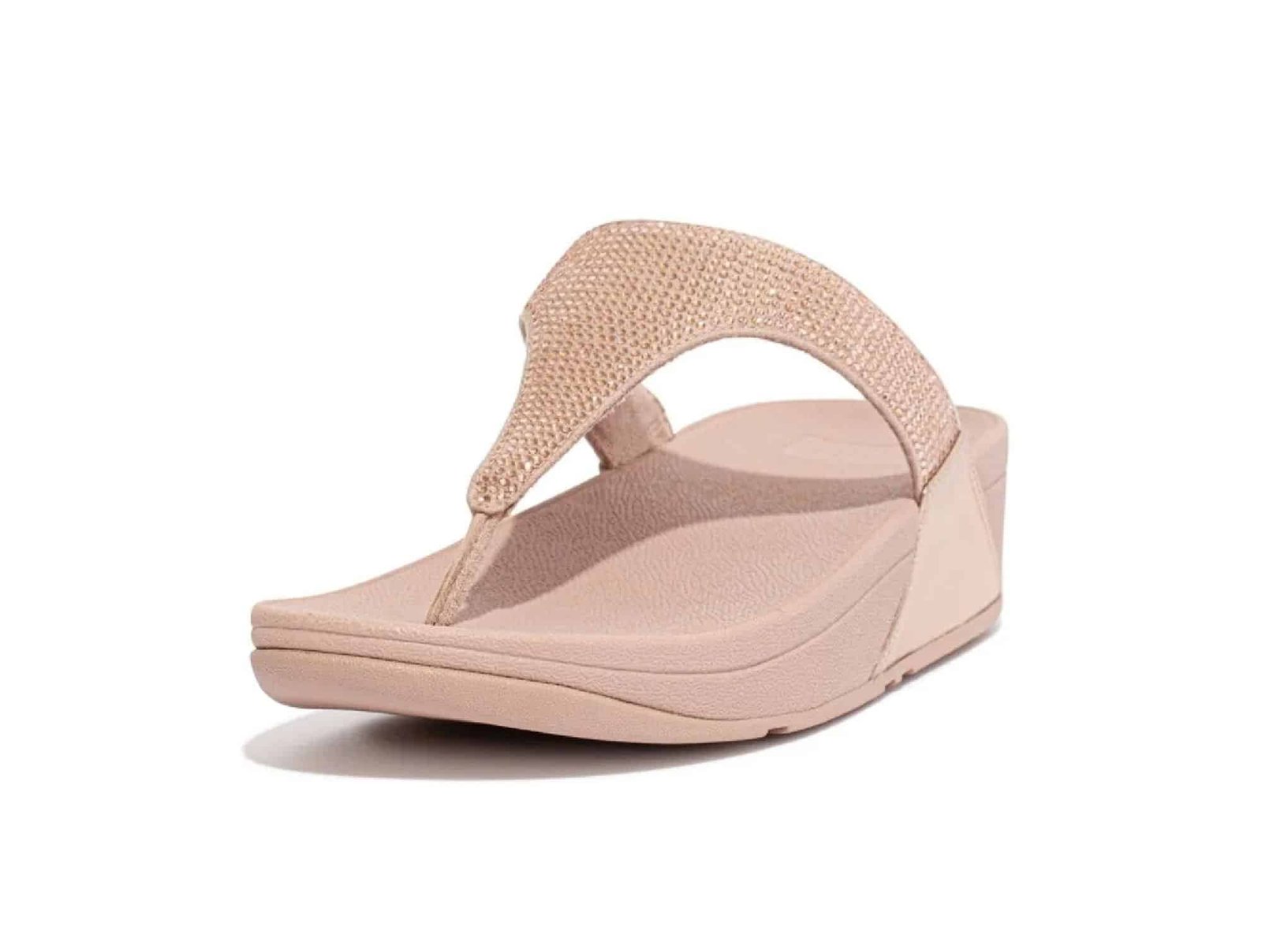 Tong Lulu Crystal Embellished Rose gold