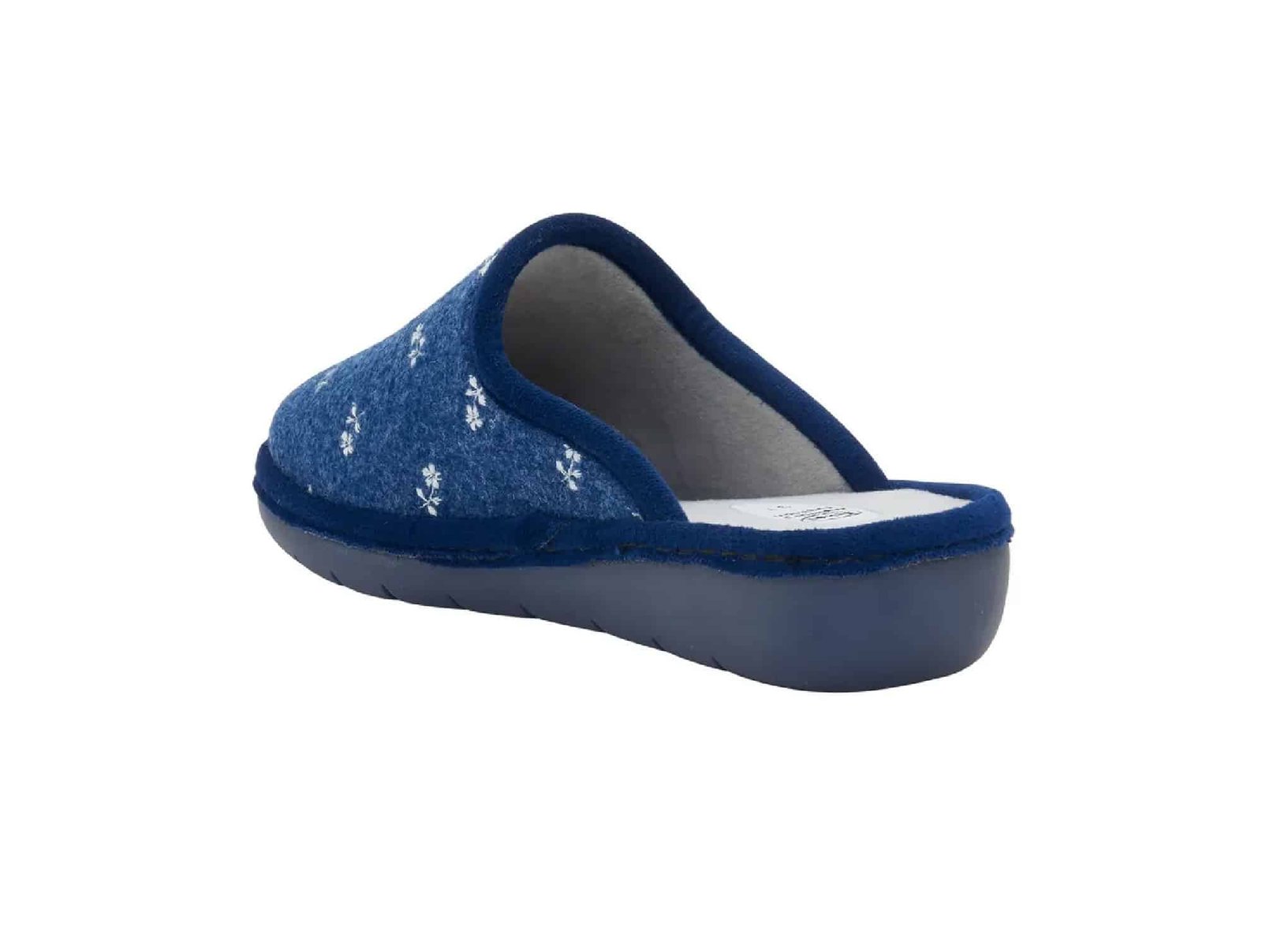 Mule Lauren Bleu marine