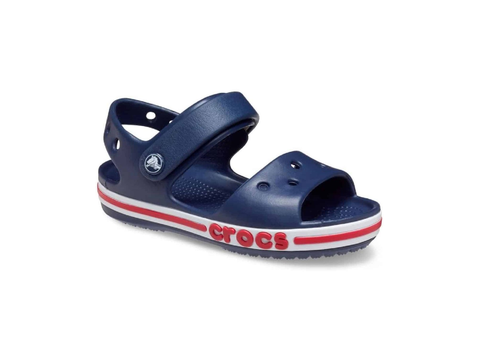 Sandale crocs bayaband sandal k bleu rouge
