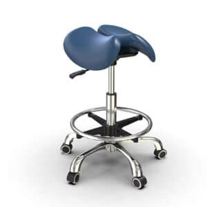Tabouret à selle ergonomique