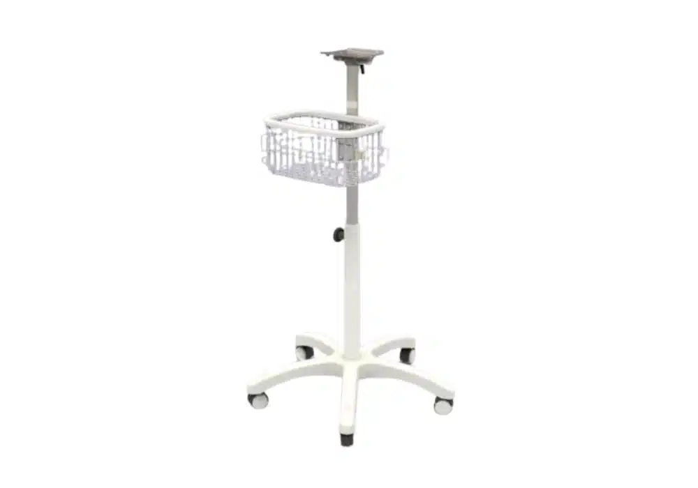 Chariot mobile pour moniteur patient