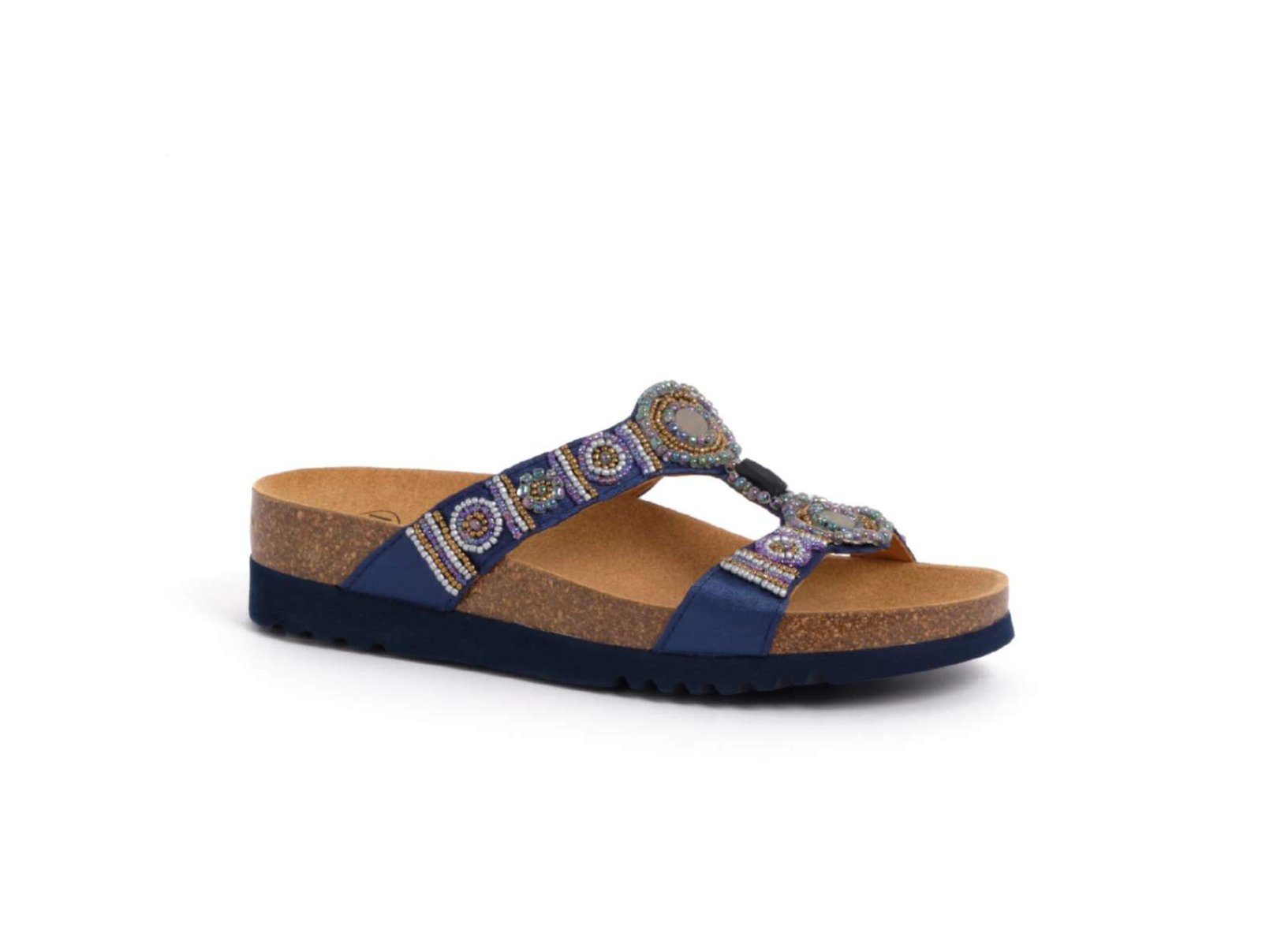 Sandales NEW BOGOTA SatinBds-W Bleu
