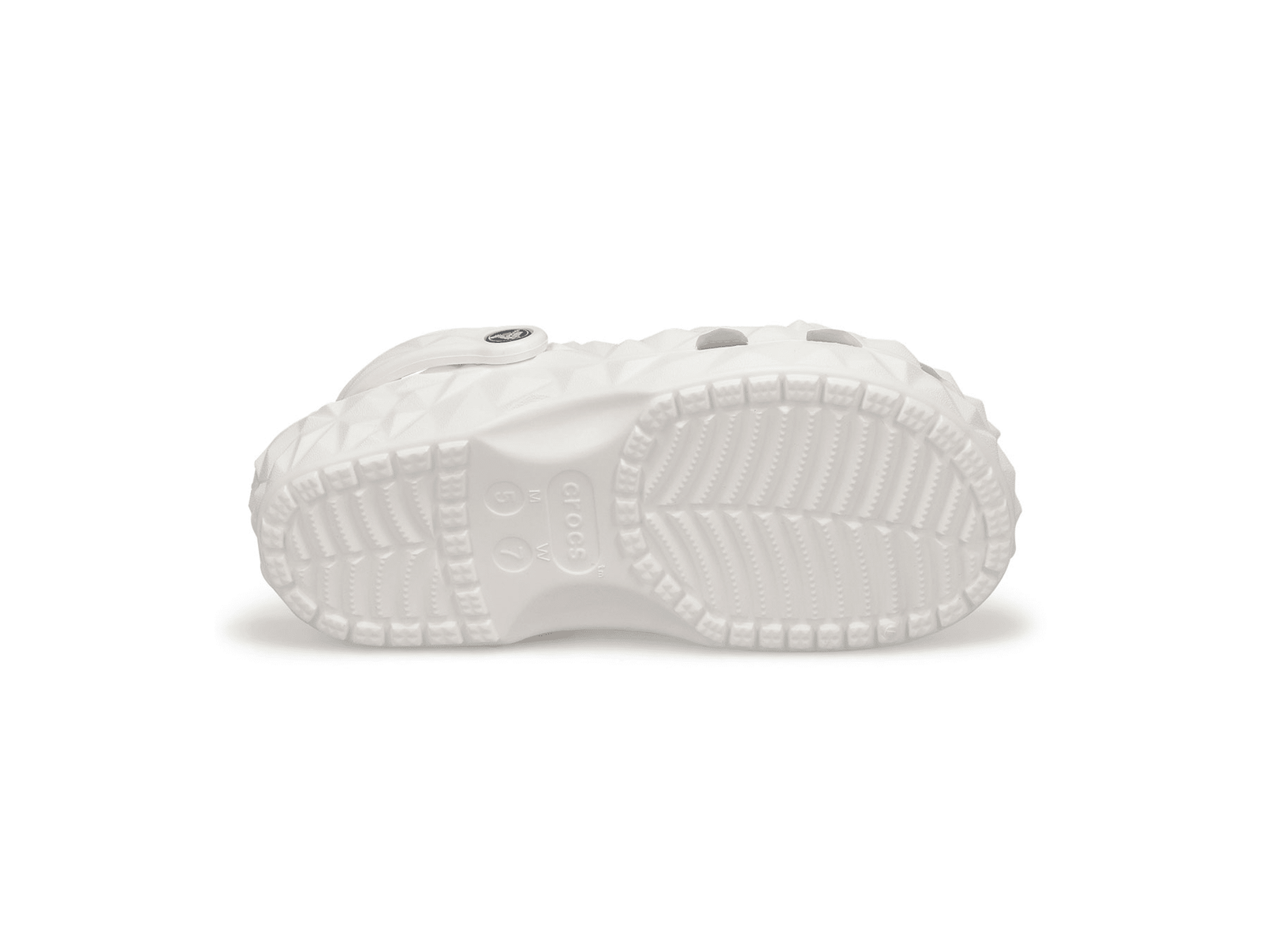 Sabot Classic Geometric Clog Blanc