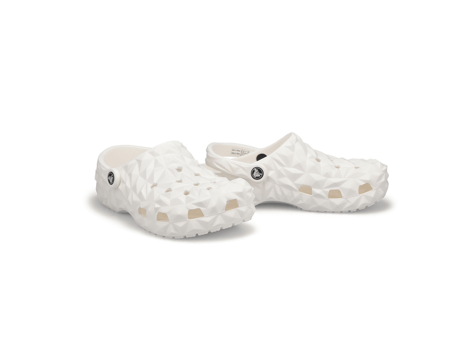 Sabot Classic Geometric Clog Blanc