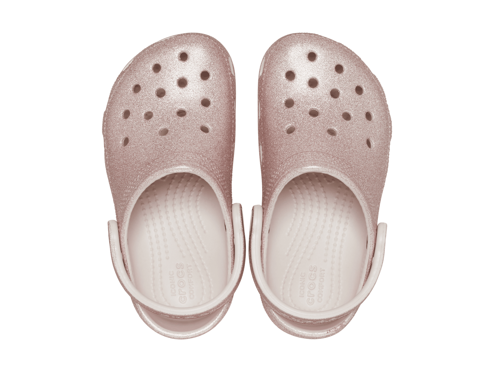 Sabot Crocs Classic Glitter Quartz