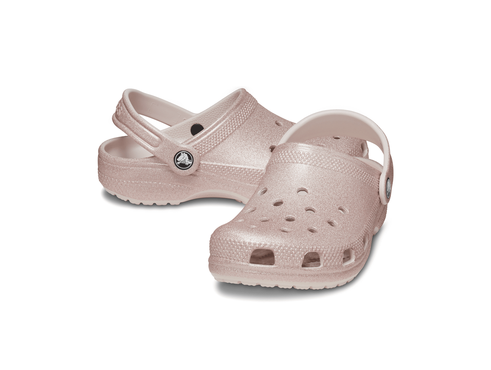 Sabot Crocs Classic Glitter Quartz