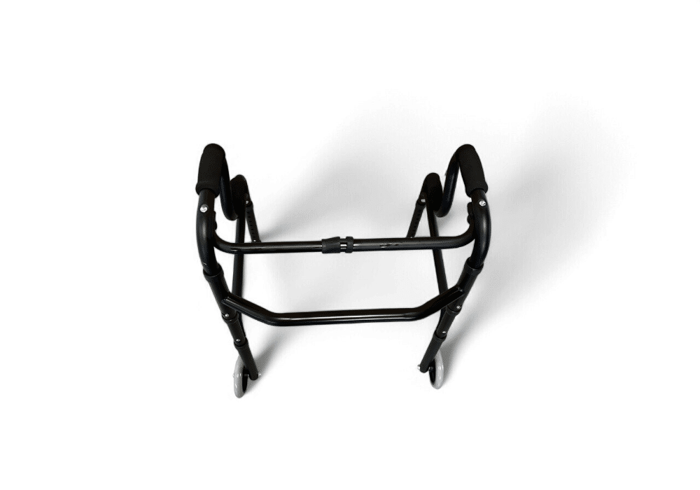 Déambulateur articulé pliable Noir