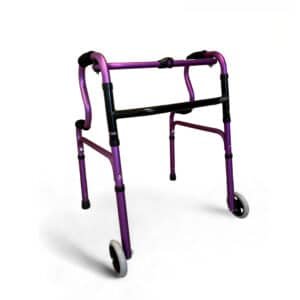 Déambulateur articulé pliable Mauve