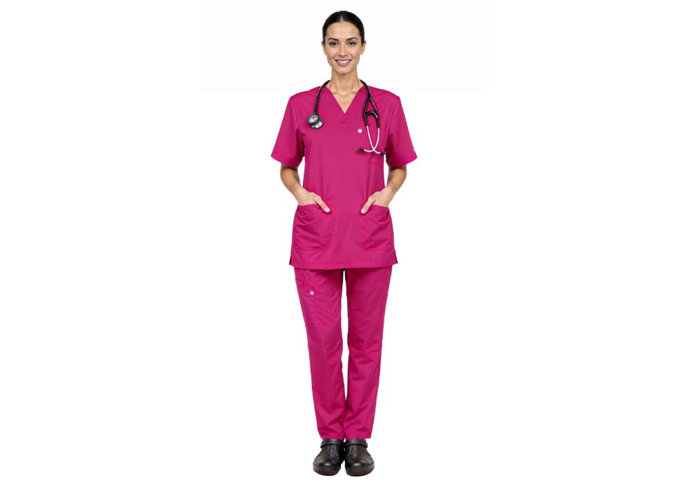 Pyjama de bloc fushia - Femme (1)