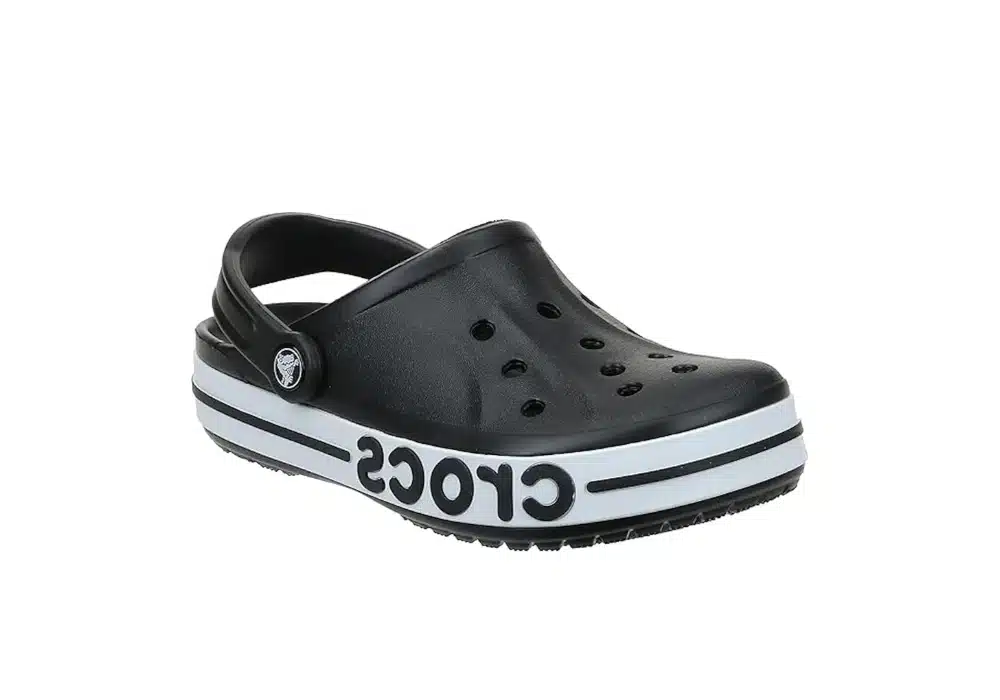 SABOT CLOG CROCS BAYABAND NOIRBLANC