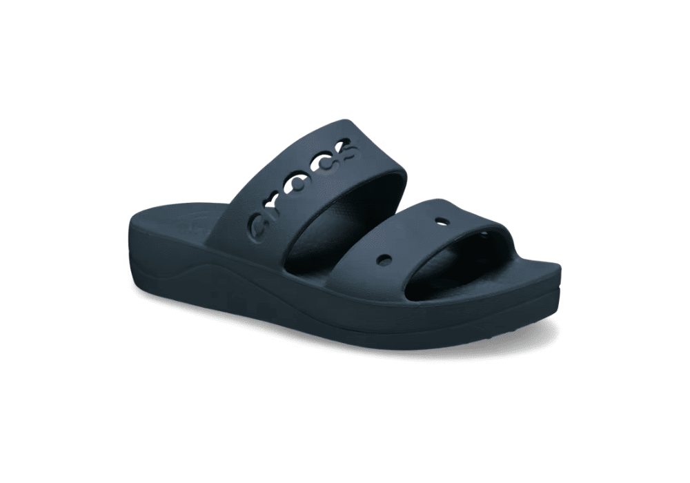 Sandale Crocs Baya Platform Bleu marine
