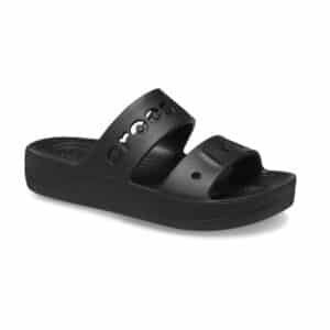 Sandale Crocs Baya Platform Noir