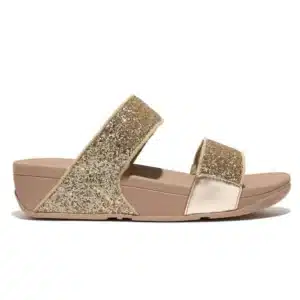 Sandale Lulu Glitter Slide Beige