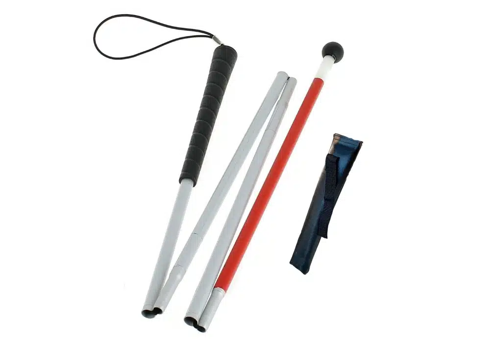 Canne pour aveugle avec embout noir (5)