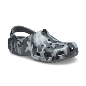 Sabot Crocs Classic Geo Camo Slate Grey/Multi