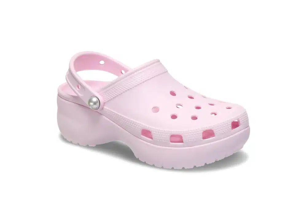 Sabot Crocs Classic Platform Pearl Pink Milk