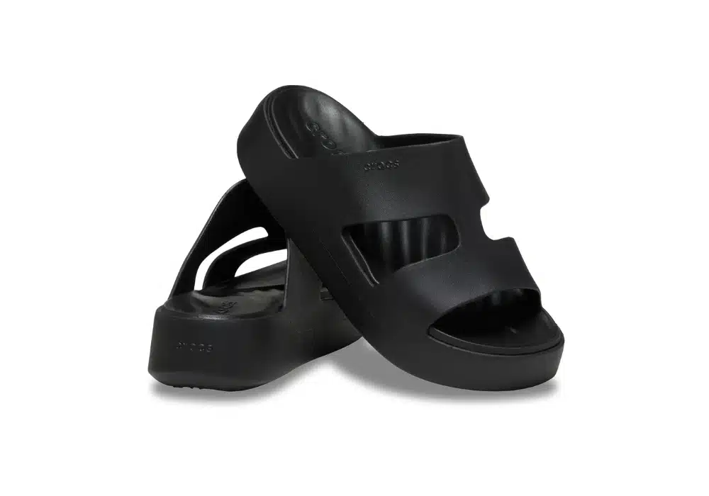 Sandale Crocs Groove Platform H-Strap Noir