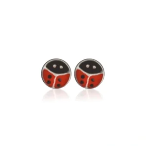 Boucle d'oreilles Coccinelle