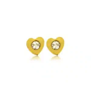 Boucles d'oreilles Cœur Cristal