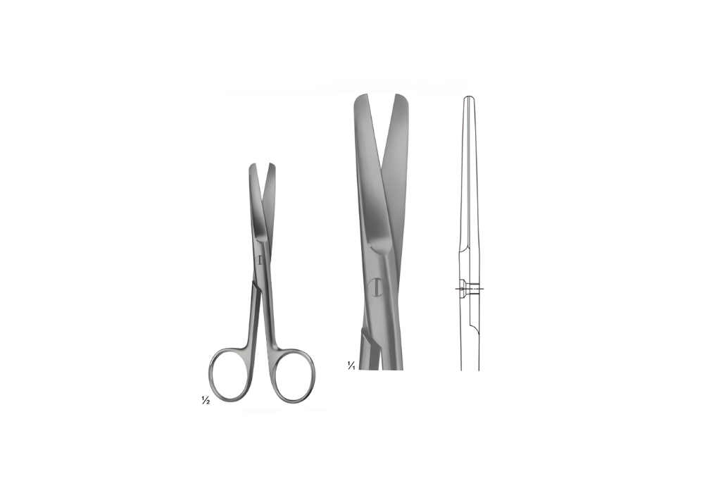 Boite à pansement 18 cm à 5 instruments