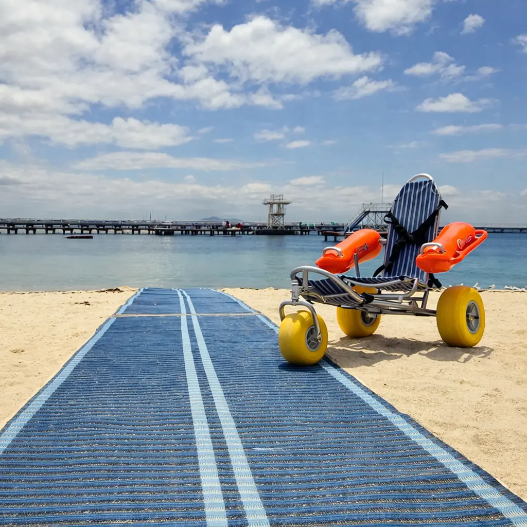Fauteuil amphibie de plage