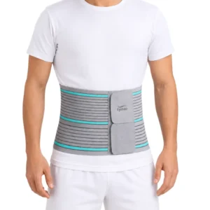 Ceinture abdominale double languette de fermeture