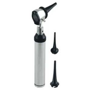 Otoscope en laiton à fibres optiques